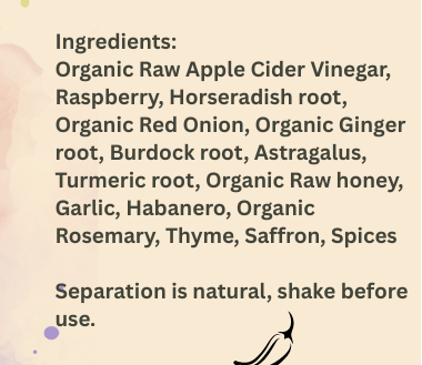 Raspberry & Saffron Fire Cider