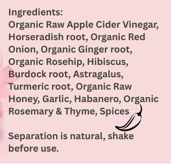 Rosehip & Hibiscus Fire Cider