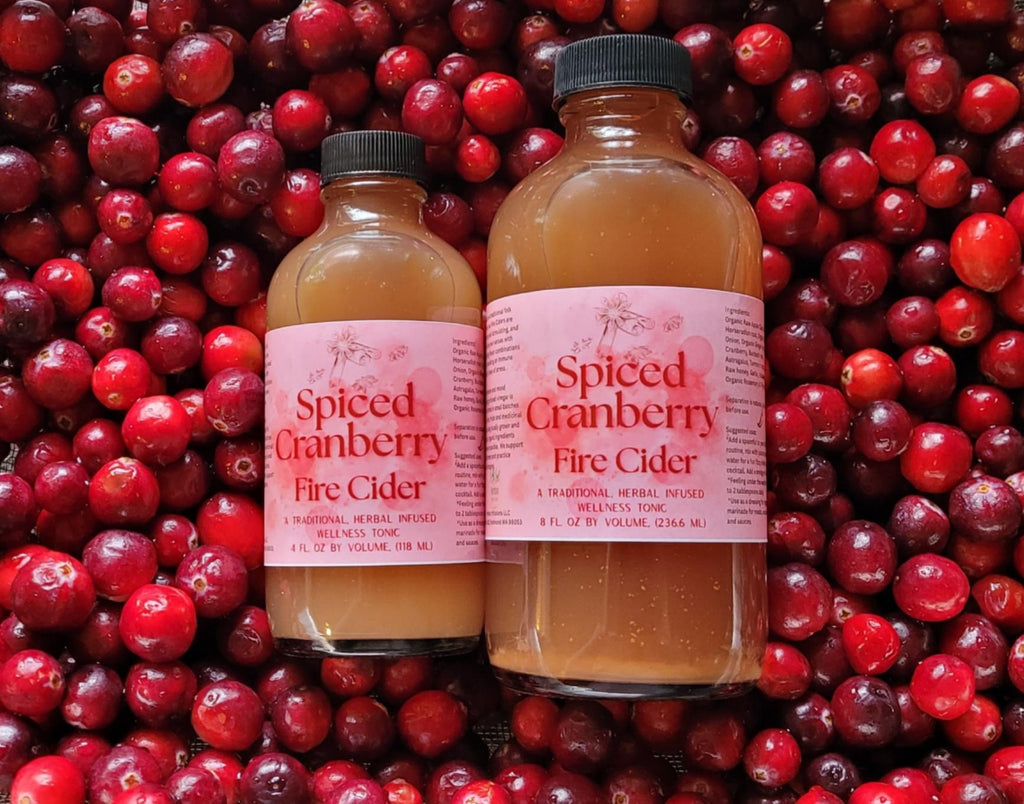 Spiced Cranberry Fire Cider