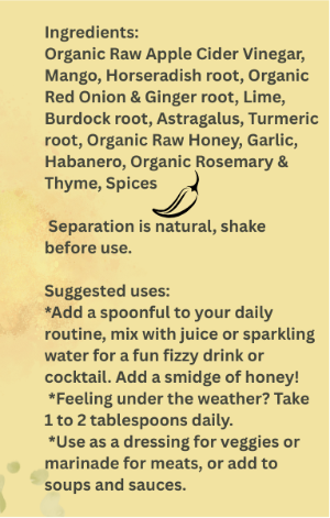 Mango & Lime Fire Cider