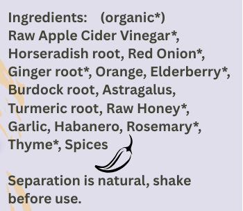 Elderberry & Orange Fire Cider