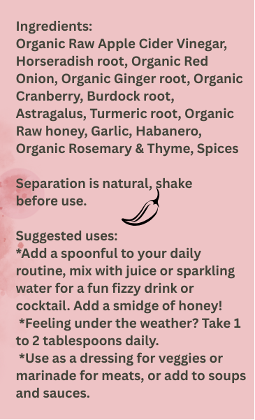 Spiced Cranberry Fire Cider