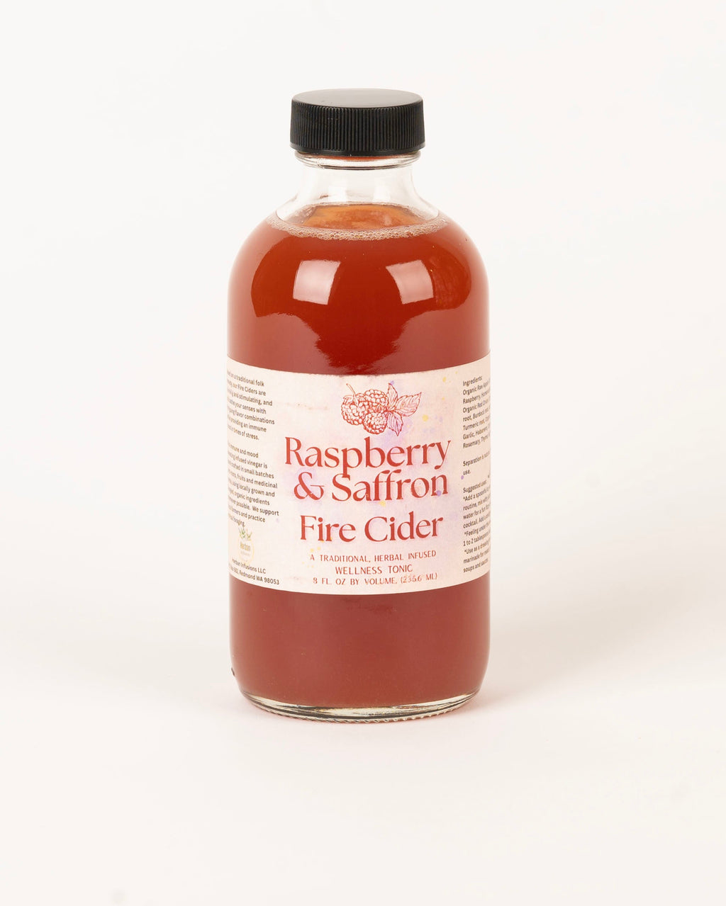 Raspberry & Saffron Fire Cider