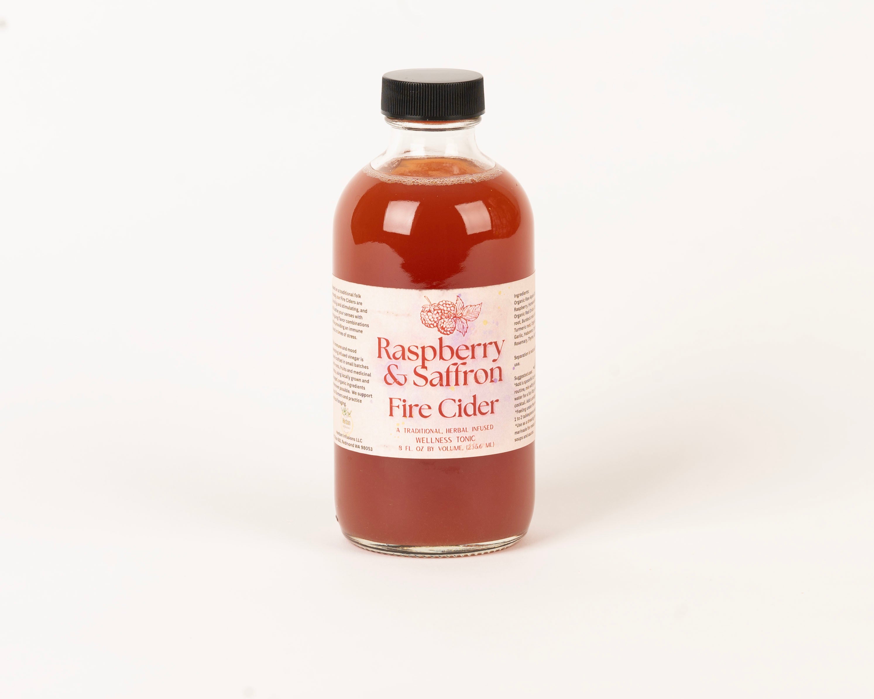 Raspberry & Saffron Fire Cider