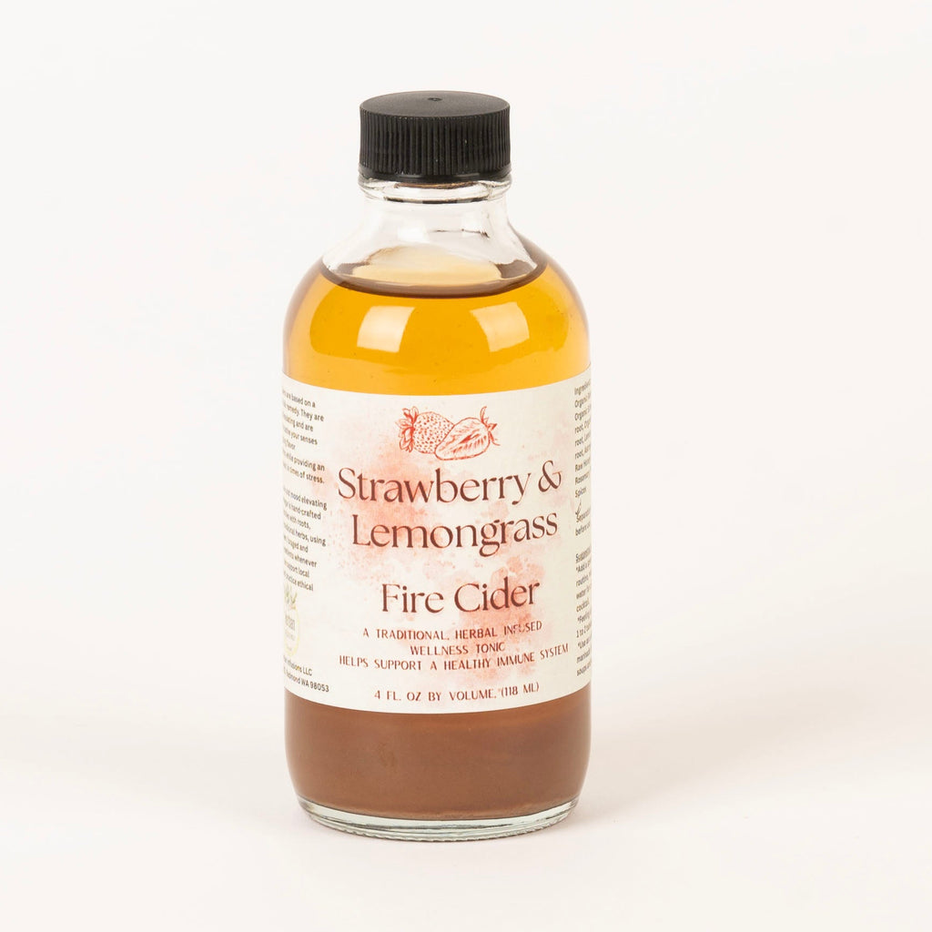 Strawberry & Lemongrass Fire Cider